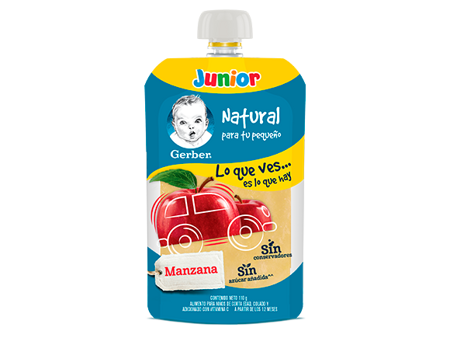 Gerber® Junior Pouch Manzana 110g
