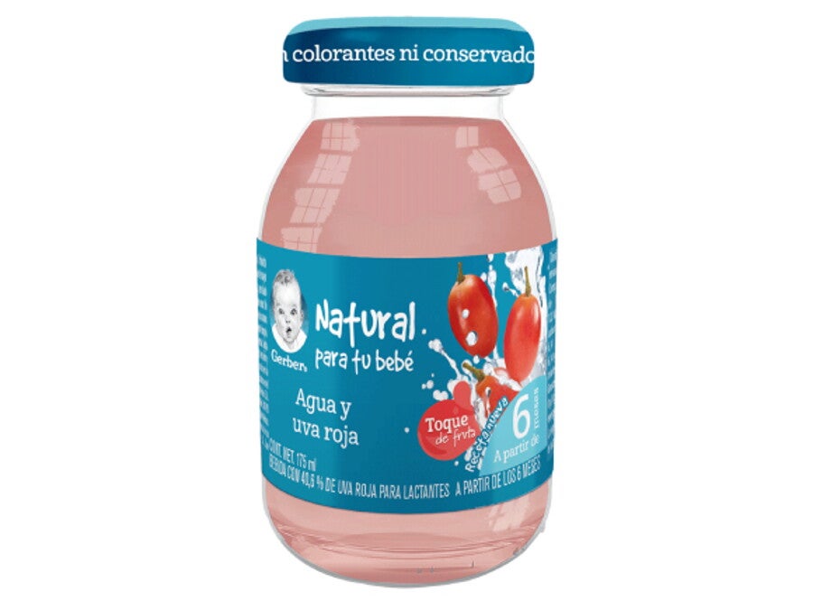 Gerber® Bebida Hidratante Uva roja Etapa 2 de 175ml