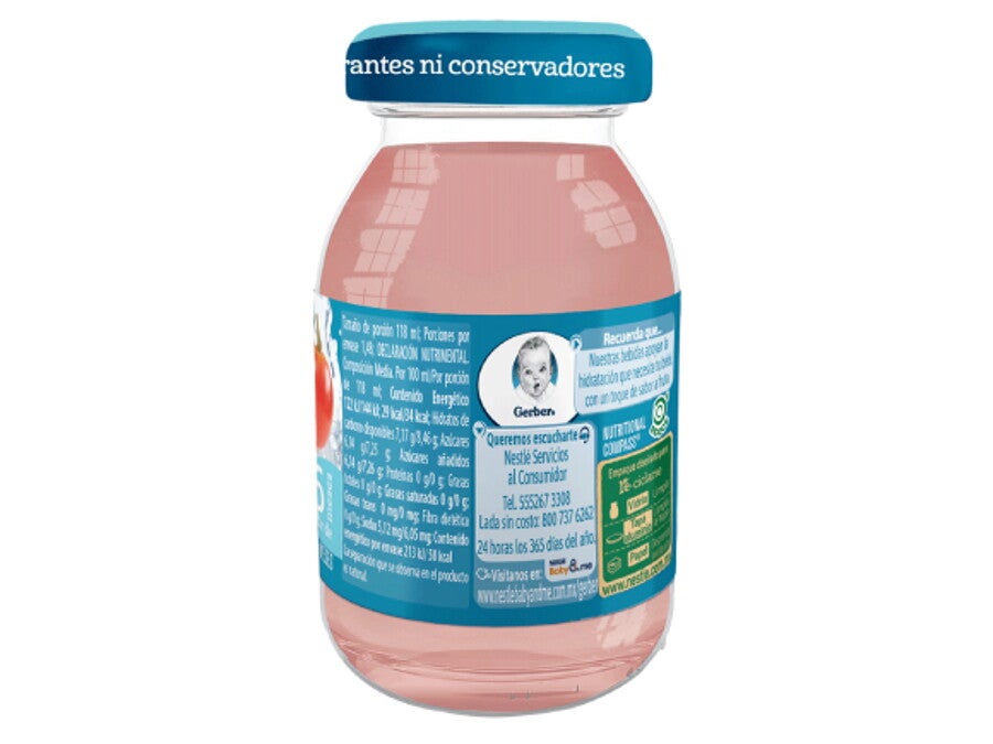 Gerber® Bebida Hidratante Uva roja Etapa 2 de 175ml