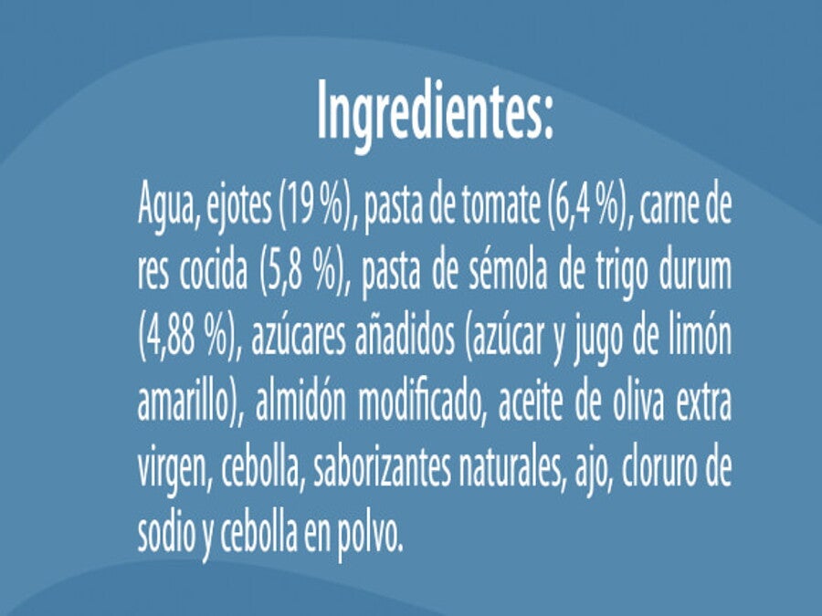 Gerber® Mealtime para Toddler ingredientes