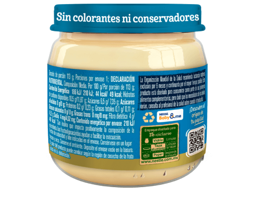 Gerber® Papilla Pera con Prebióticos Gerber® Papilla Pera con Prebióticos