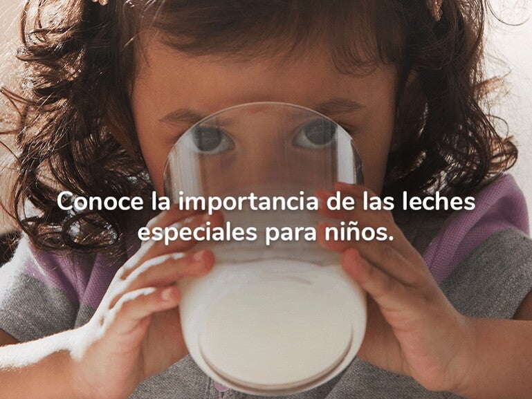 Conoce la importancia de las leches especiales para niños.