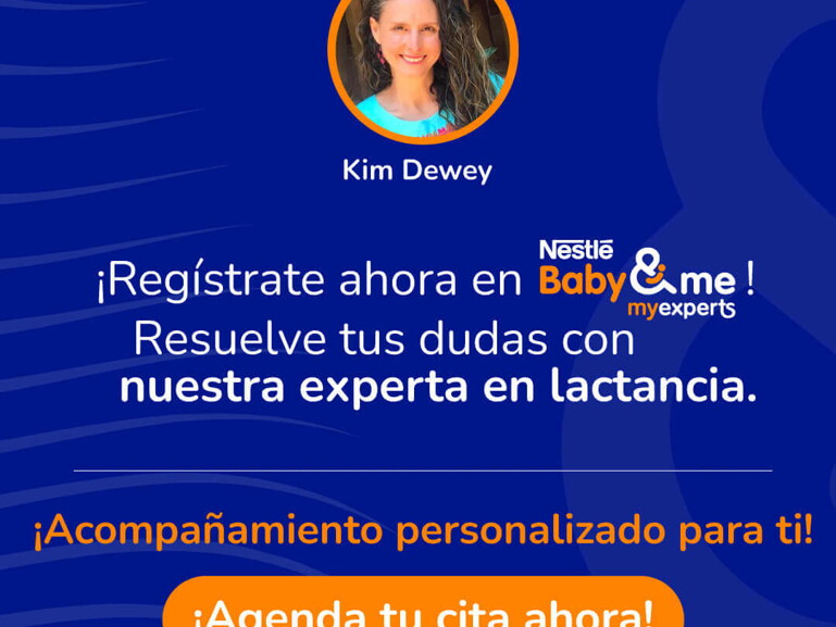 Con MyExperts resuelve tus dudas con nuestra experta en lactancia. ¡Regístrate ahora!