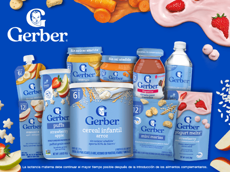 GERBER® Por tu bebé, todo GERBER® Por tu bebé, todo