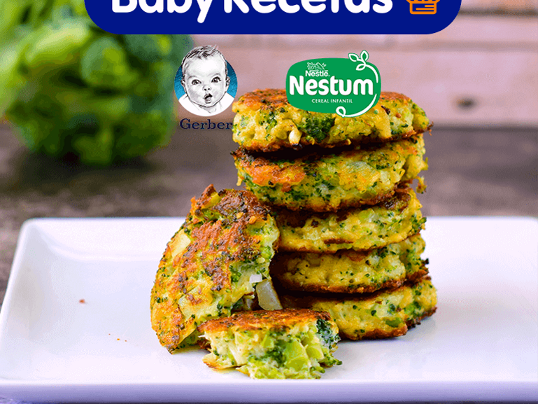Tortitas de verduras y cereal