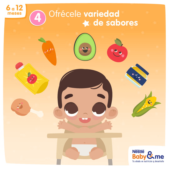 Ofrécele variedad de sabores Ofrécele variedad de sabores