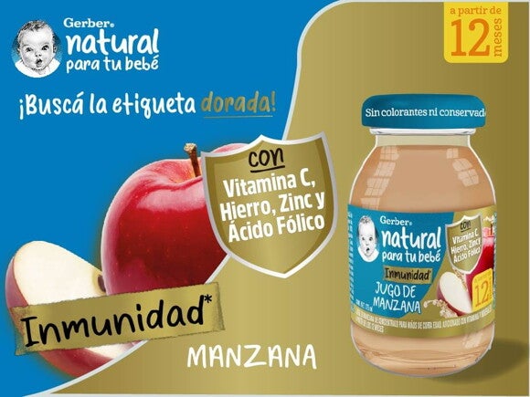 Gerber Jugo de Manzana Gerber Jugo de Manzana