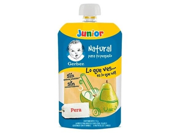 Gerber® Junior Pouch Pera 110 g