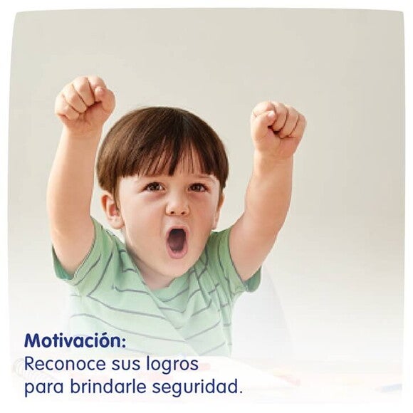 Infografía de Motivación Niño motivado