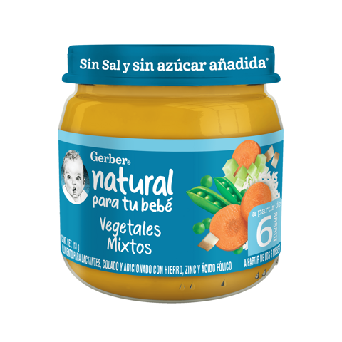 Gerber® Papilla Vegetales Mixtos Etapa 2, 113g