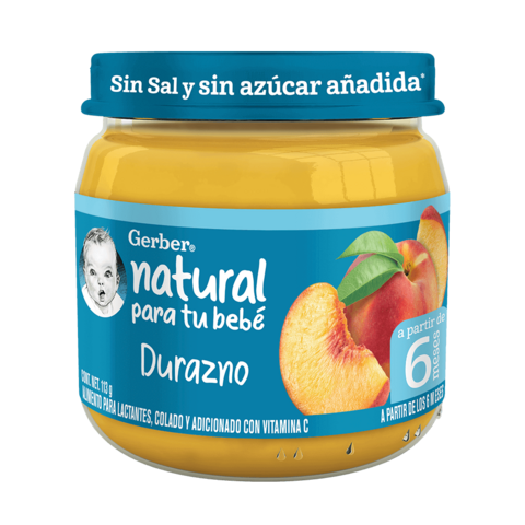 Gerber® Papilla Durazno Etapa 2, 113g