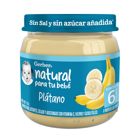 Gerber® Papilla Plátano Etapa 2, 113g