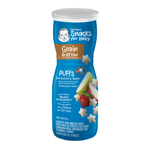 Gerber® Manzana y Fresa Snacks 42g