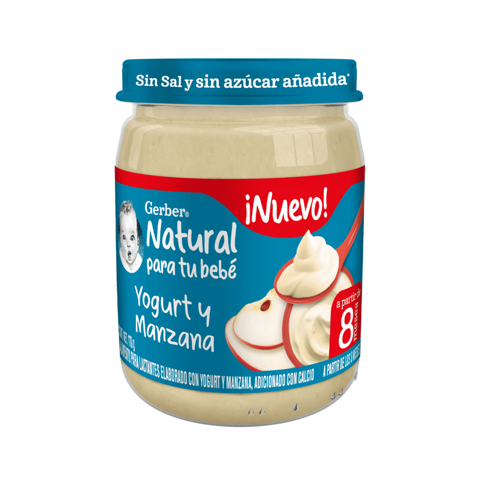 Gerber® Yogurt y Manzana