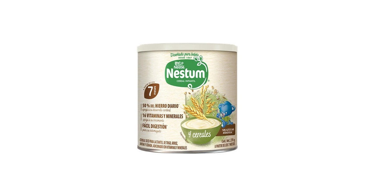 Menú Semanal Mi Bebe De Meses Que Puede Comer Nestlé® NESTUM