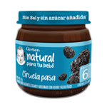 Gerber® Papilla Ciruela Pasa Etapa 2, 113g