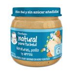 Gerber® Papilla Pollo con verduras y arroz Etapa 2, 113g