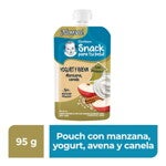 GERBER® Pouch Yogurt Avena Manzana Canela