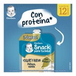 GERBER® Pouch Yogurt Avena Plátano Vainilla