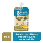 GERBER® Pouch Yogurt Avena Plátano Vainilla
