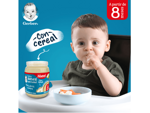Gerber Papilla pera, arroz y avena, Etapa 3, 170 g